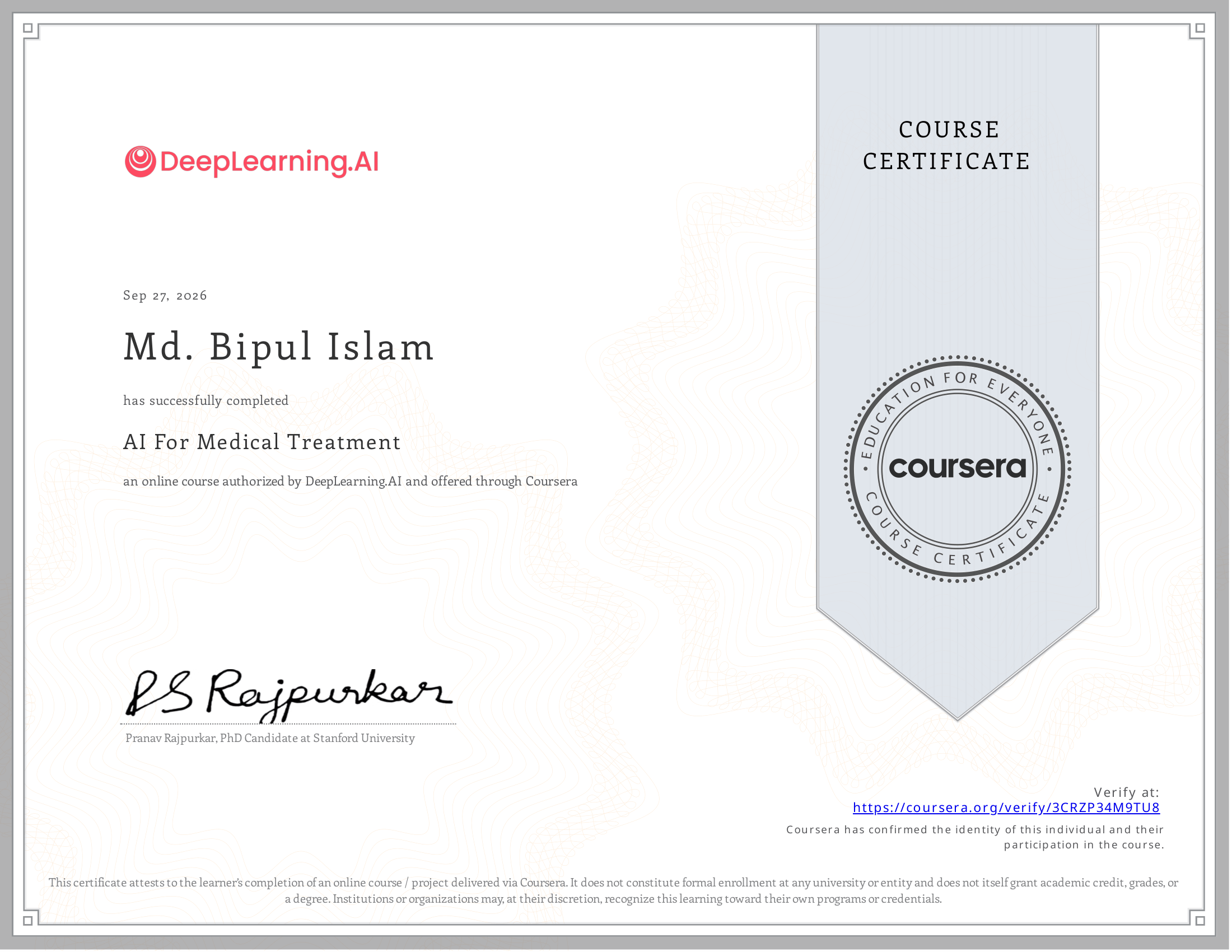 AI for Medical Treatment